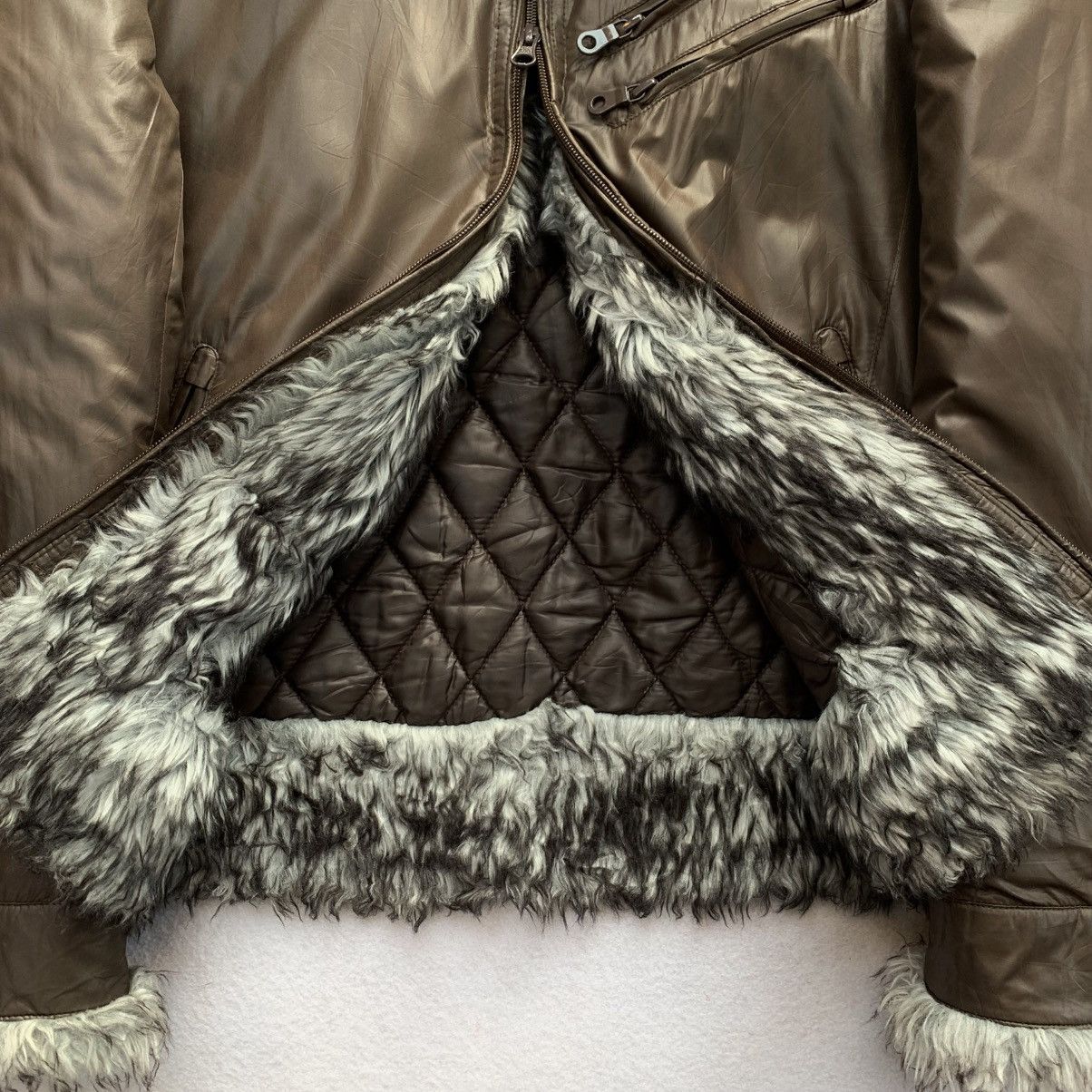 HIDEAWAYS 2000s Hideaways Nicole Faux Fur Puffer Zipper Jacket Size US M / EU 48-50 / 2 - 6 Thumbnail