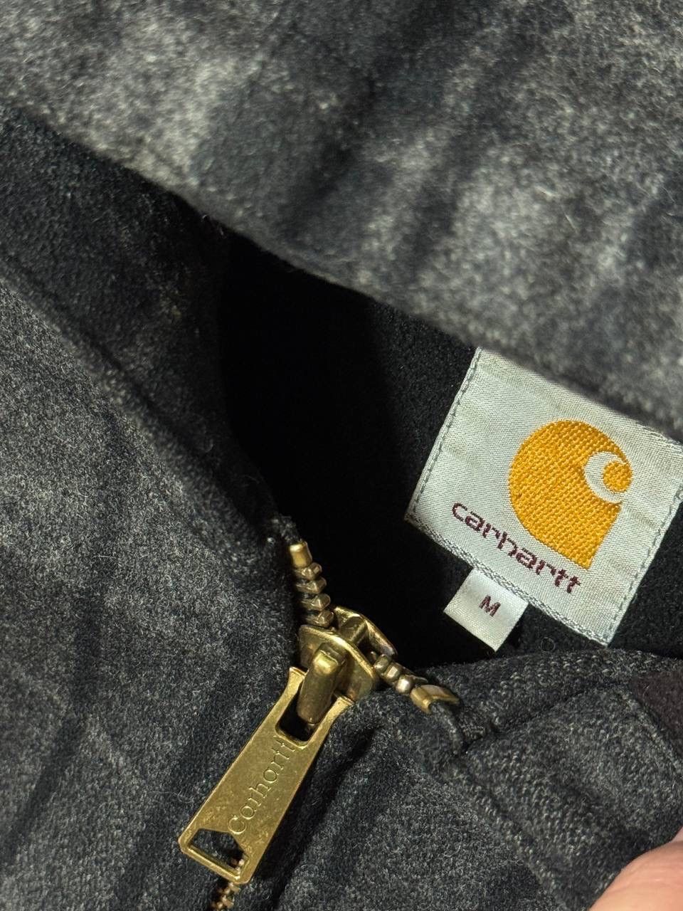 Carhartt Vintage Carhartt Active Jacket Size M Gray/Black Check Wool Size US M / EU 48-50 / 2 - 5 Thumbnail