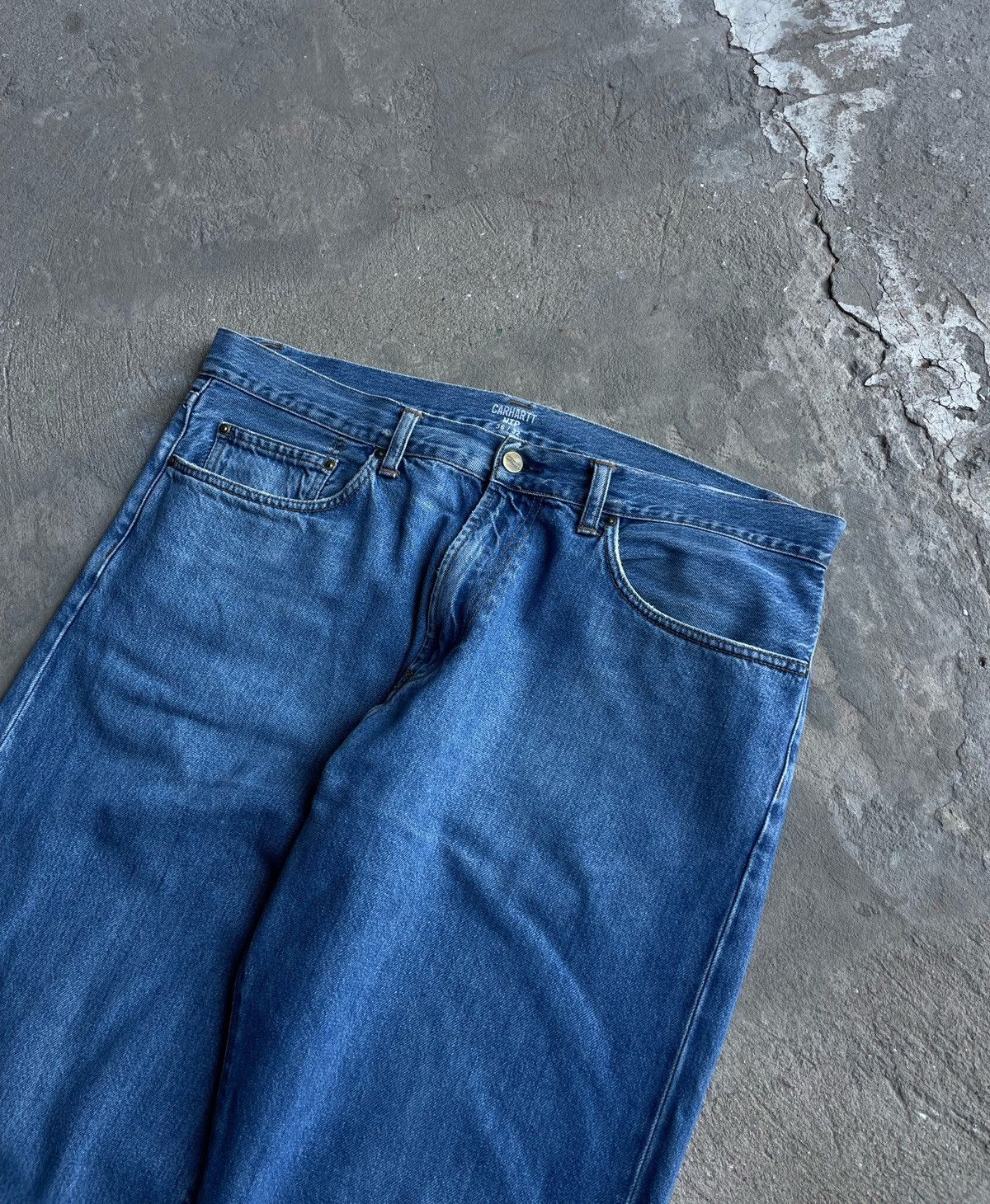 Carhartt × Carhartt Wip × Vintage Vintage Carhartt Washed Faded Pontiac Jeans Y2K Size US 36 / EU 52 - 5 Thumbnail