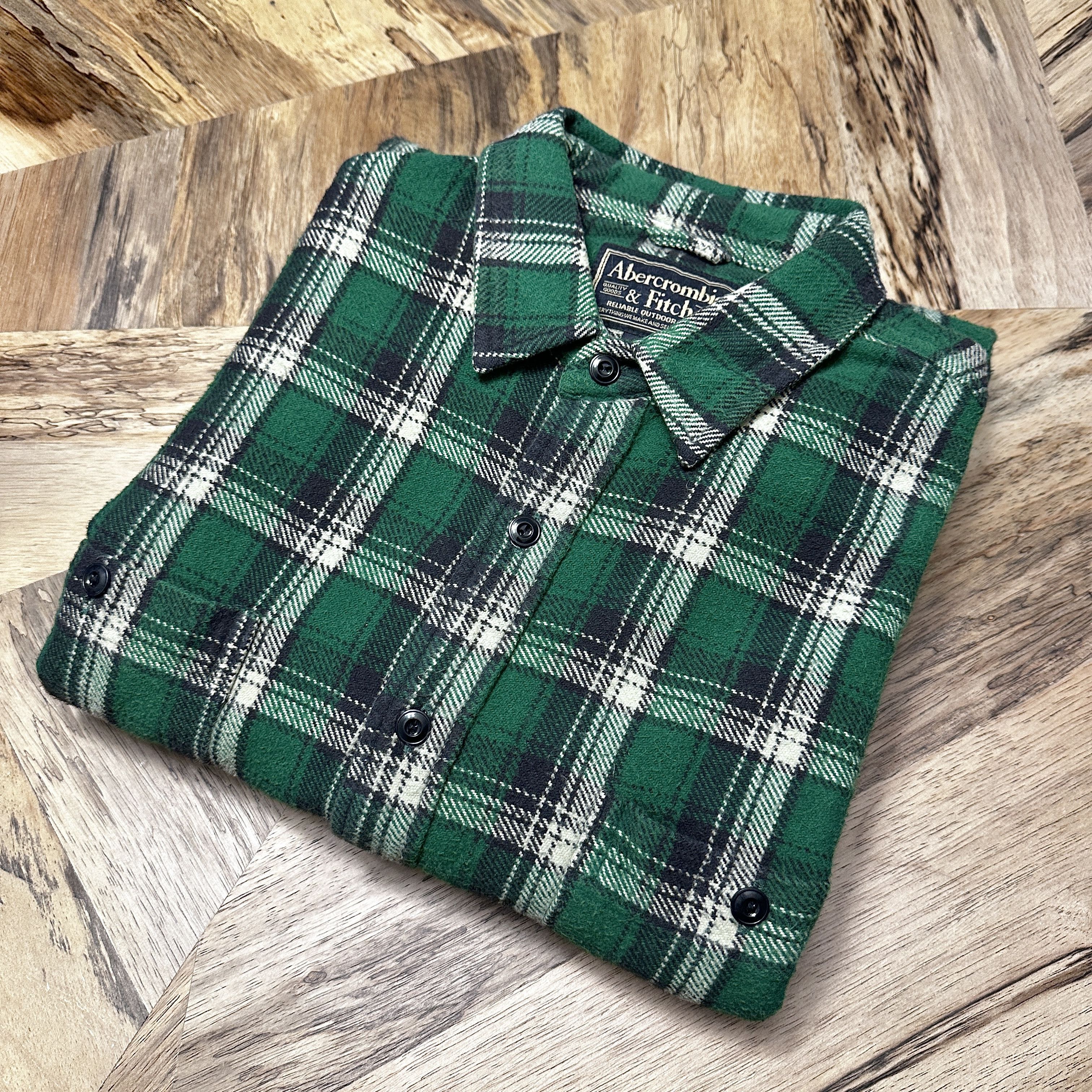 Abercrombie & Fitch 90s Abercrombie & Fitch Reliable Outdoor Goods Flannel Size US L / EU 52-54 / 3 - 3 Thumbnail