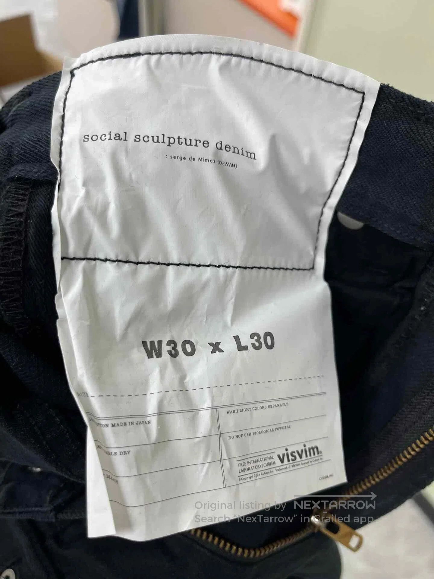 Visvim Visvim Dark Blue Distressed Jeans. Size US 30 / EU 46 - 5 Thumbnail