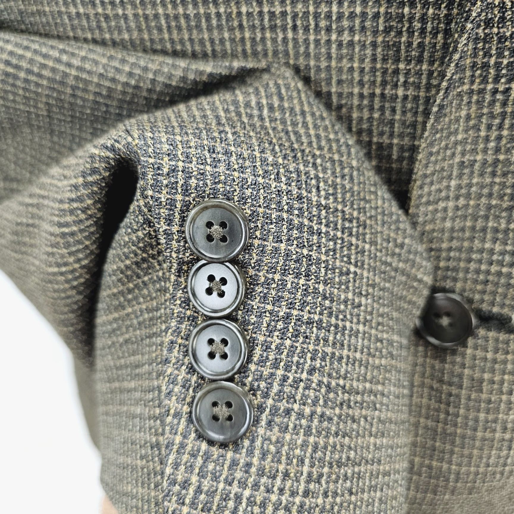 Tommy Hilfiger VINTAGE Tommy Hilfiger Blazer Adult 40R Brown Wool Jacket Single Vent 3 Button Size 40R - 7 Thumbnail