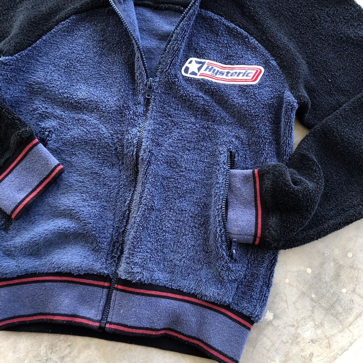 Hysteric Glamour × Japanese Brand × Vintage HYSTERIC GLAMOUR Vintage Fur Fullzip Sweater Size US S / EU 44-46 / 1 - 5 Thumbnail