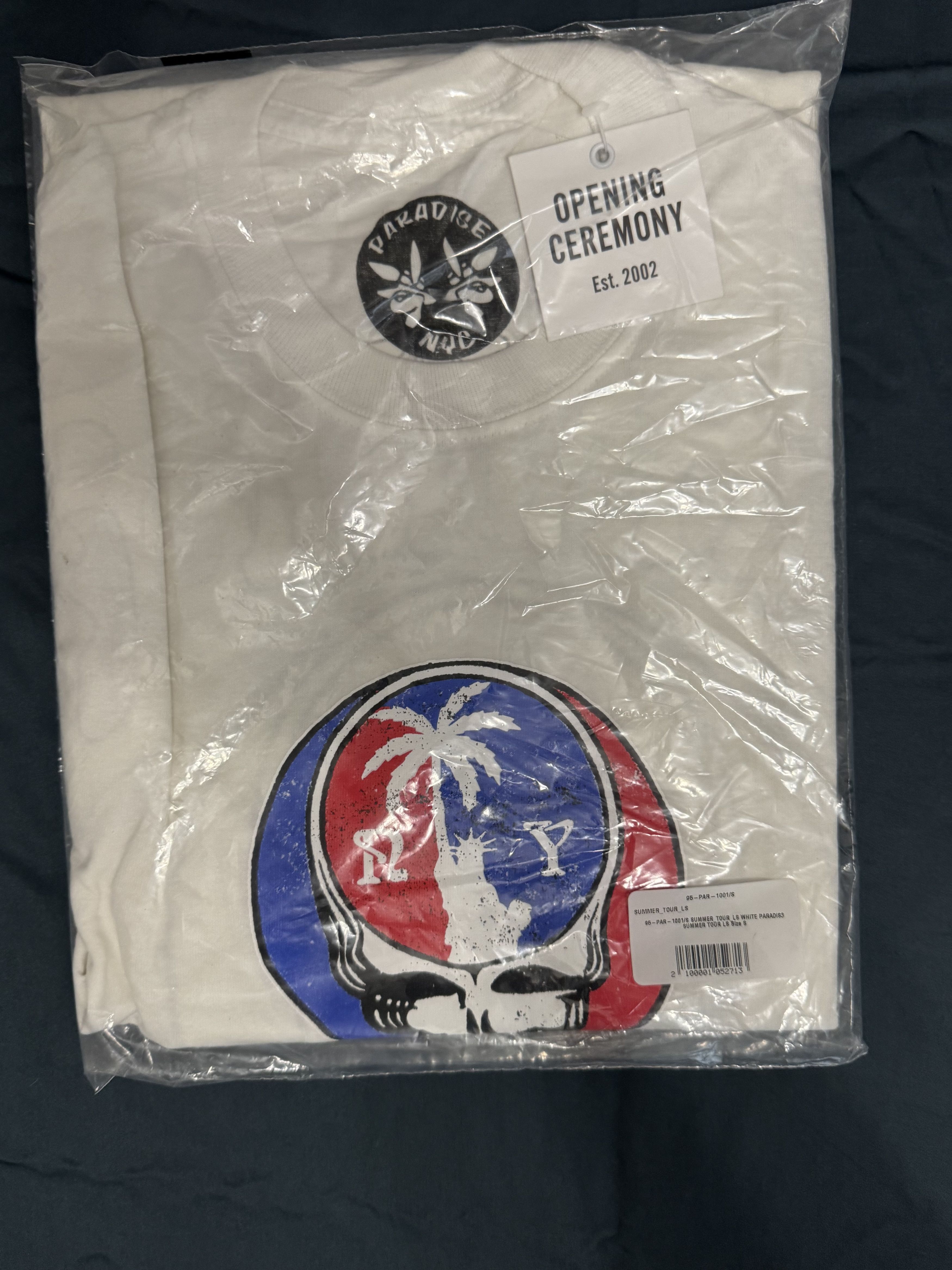 トップス Paradis3 Summer Tour Long Sleeve Paradise NYC Summer Tour Long Sleeve T-Shirt - White