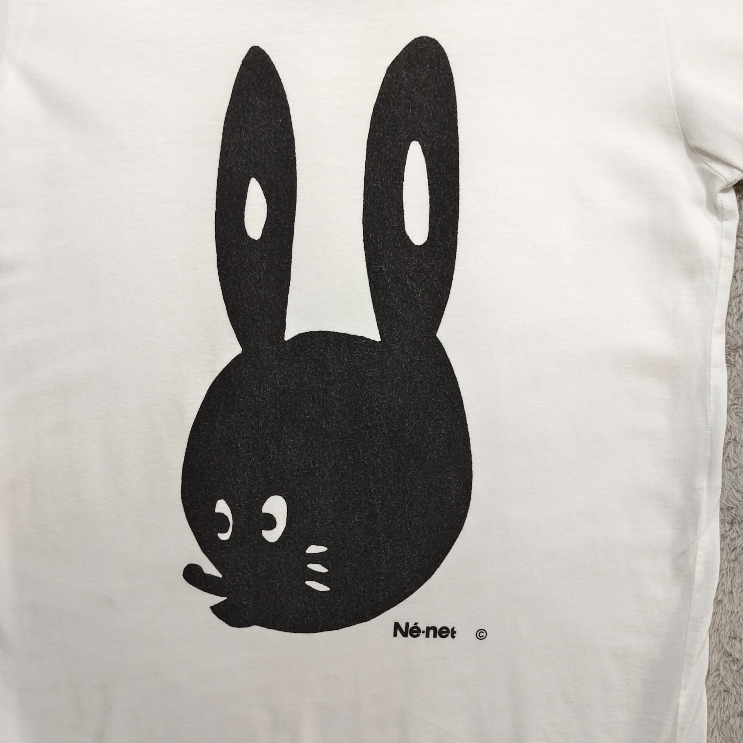 Issey Miyake Issey Miyake Né-net Black Rabbit tee iconic Kawai Harajuku Size XS / US 0-2 / IT 36-38 - 3 Thumbnail