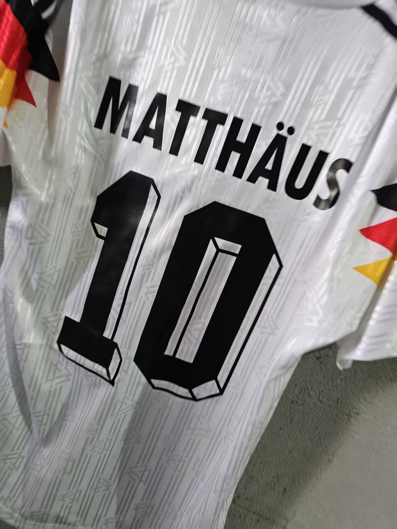 Other 1990 Germany #10 Lothar Matthäus Jersey Home Size US XL / EU 56 / 4 - 4 Thumbnail