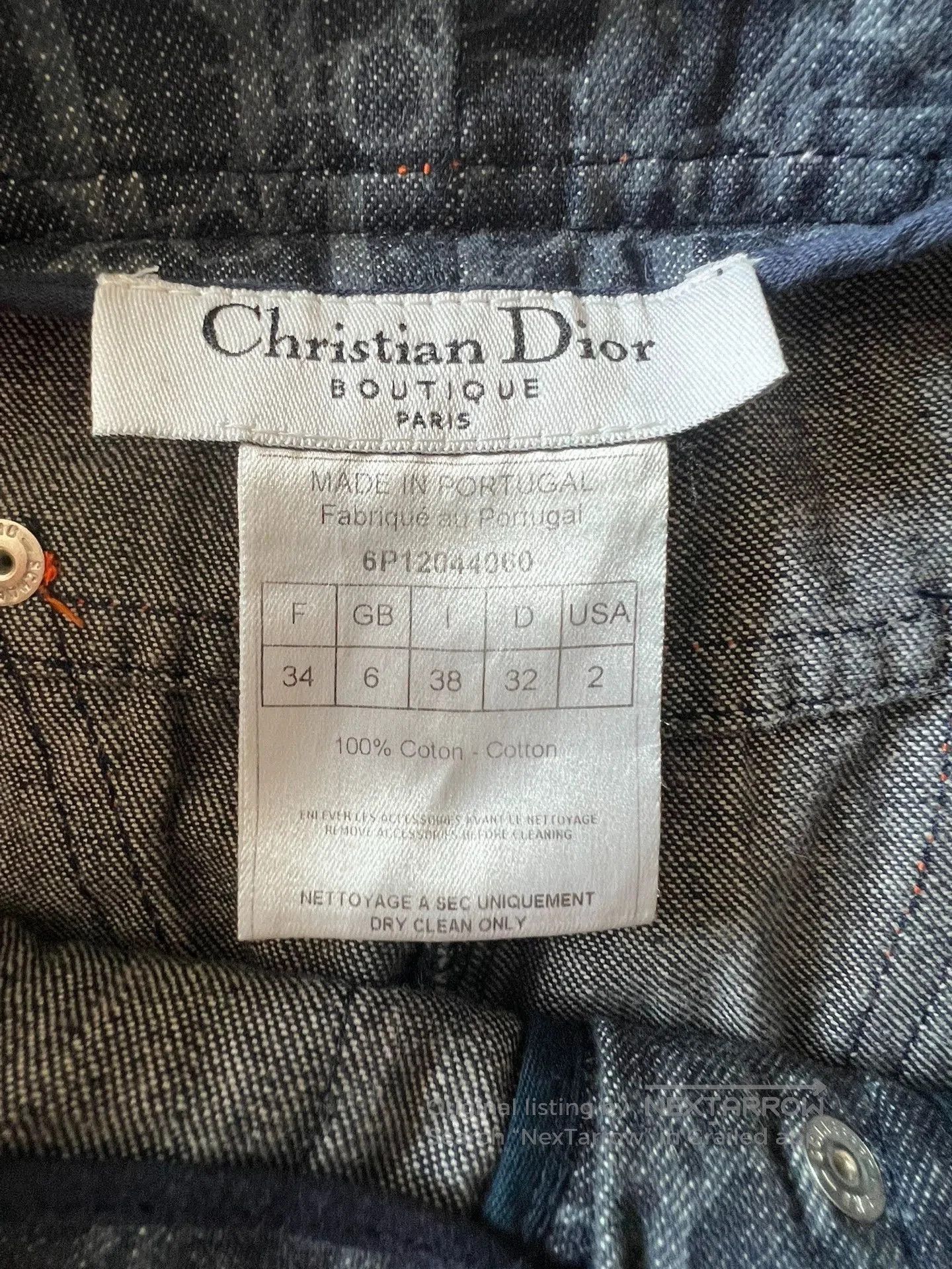 Dior dior flared denim jeans for women. Size US 26 / EU 42 - 6 Thumbnail