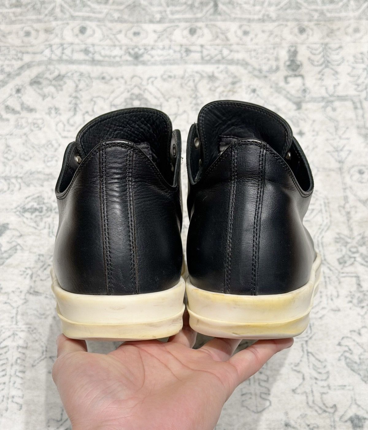 Rick Owens Rick Owens Mainline 25SS Leather Low-Top "Big Converse" Size US 9.5 / EU 42-43 - 6 Thumbnail