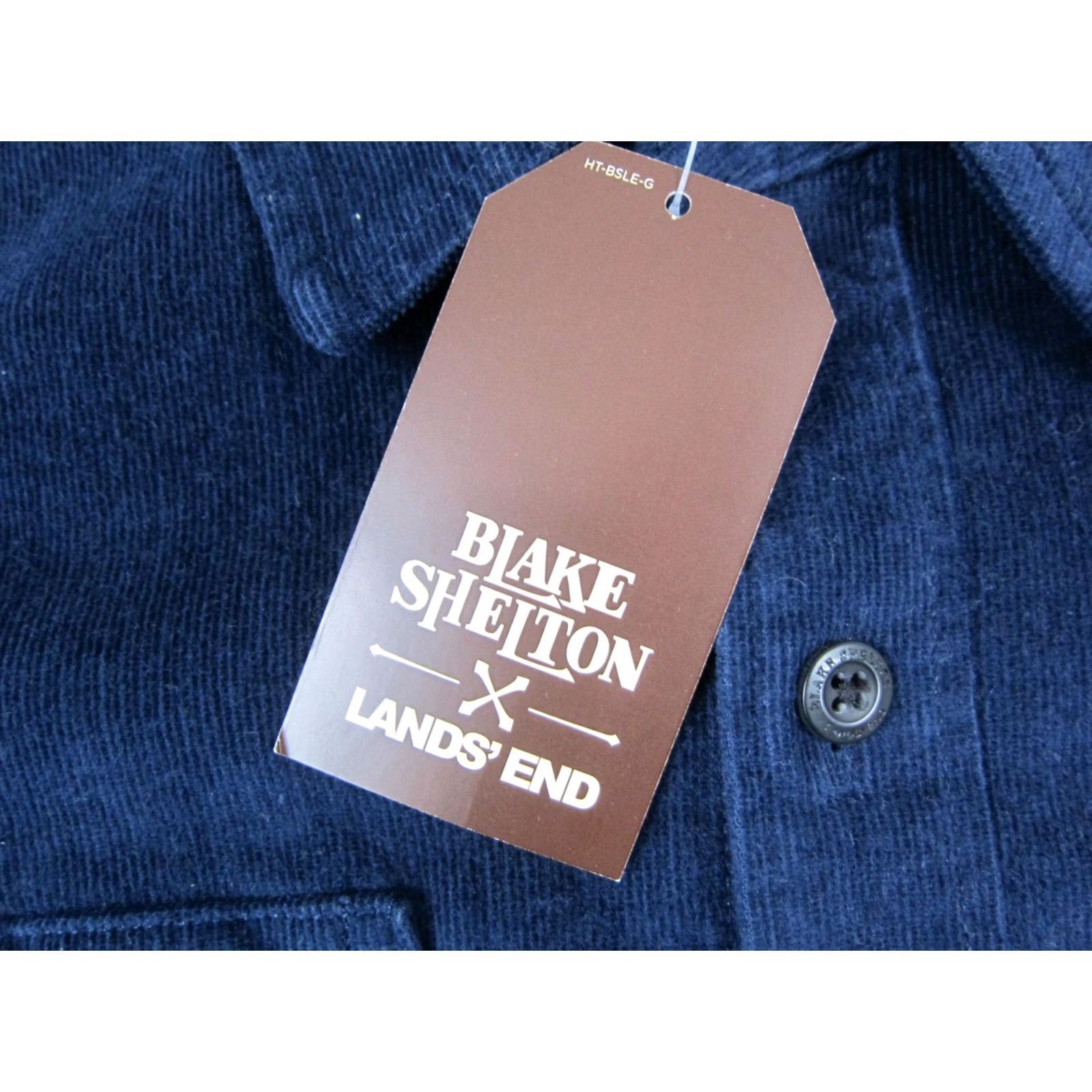 Lands' End Lands End Blake Shelton Shirt Mens Large Blue Corduroy Button Up Western Size US L / EU 52-54 / 3 - 3 Thumbnail