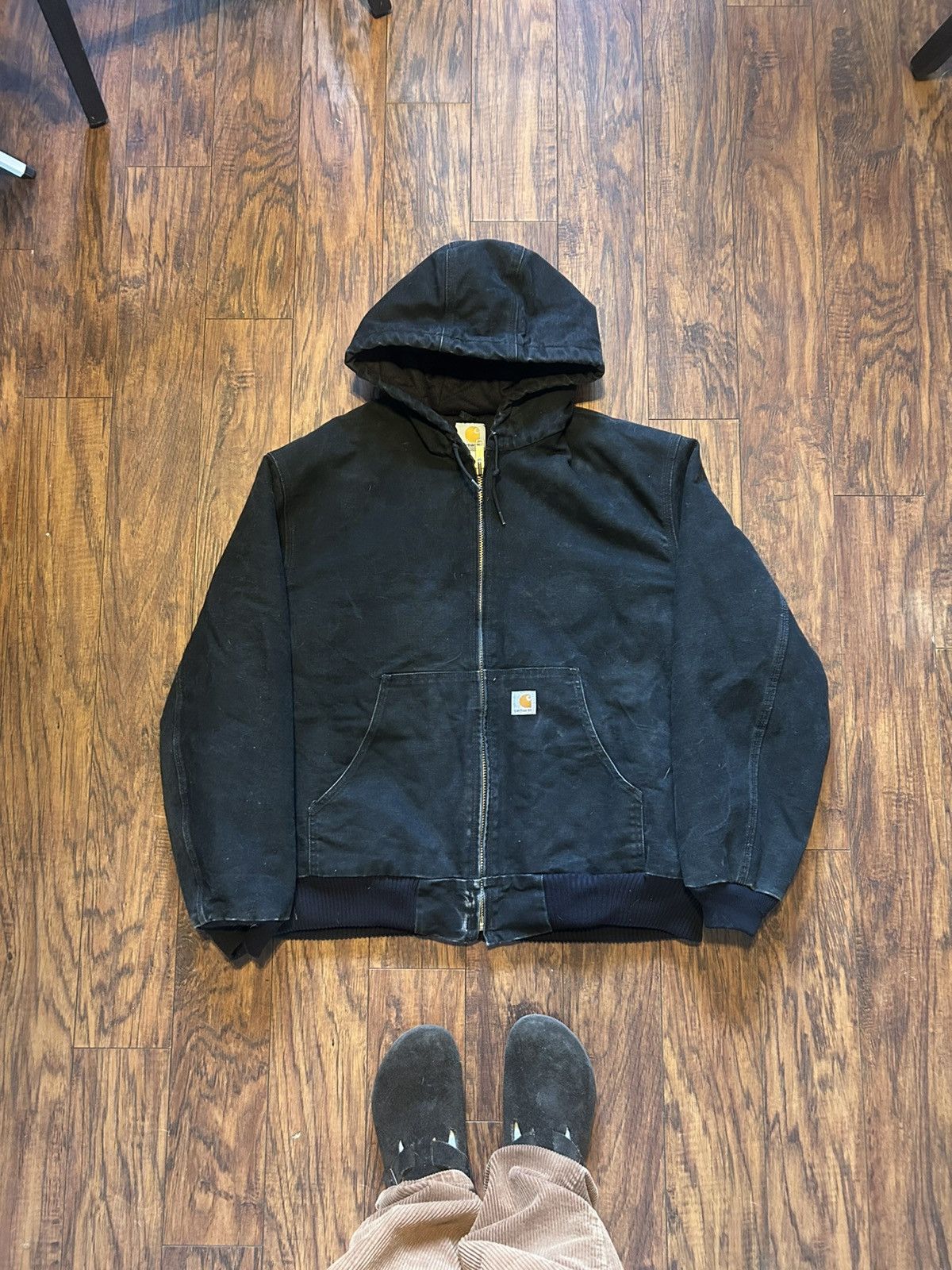 Carhartt Black carhartt work jacket Size US XL / EU 56 / 4 - 1 Thumbnail