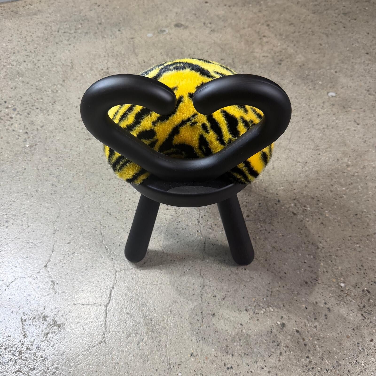Saint Laurent Paris Saint Laurent x EO Tiger Print Fur Mini Chair Size ONE SIZE - 8 Thumbnail