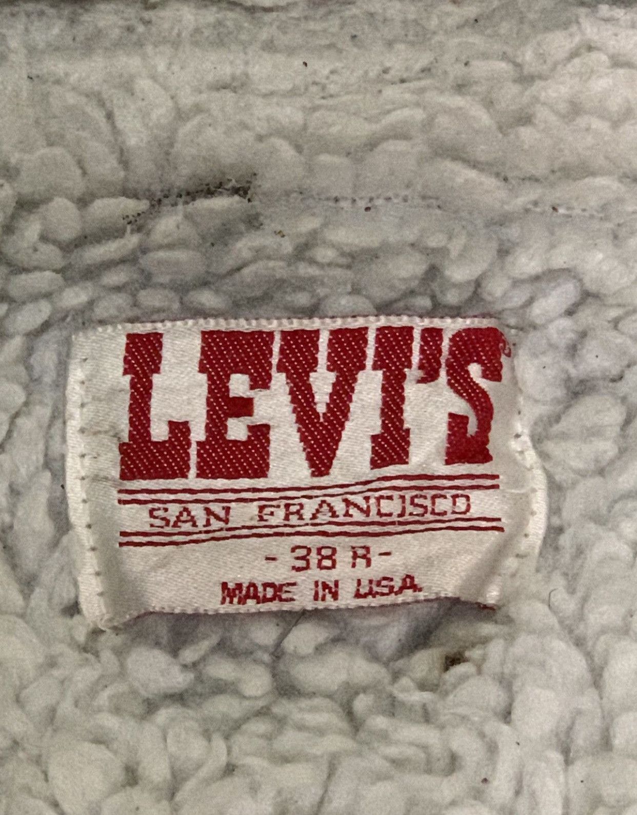 Levi's Vintage Clothing Rare Design Vintage Levi’s San Francisco Sherpa Jackets Size M / US 6-8 / IT 42-44 - 4 Thumbnail