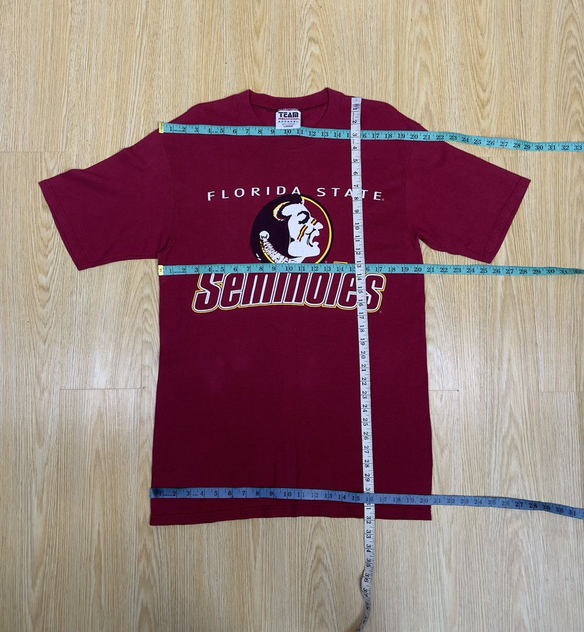 NCAA Vintage NFL Florida State Seminoles Tshirt A282 Size US M / EU 48-50 / 2 - 5 Thumbnail
