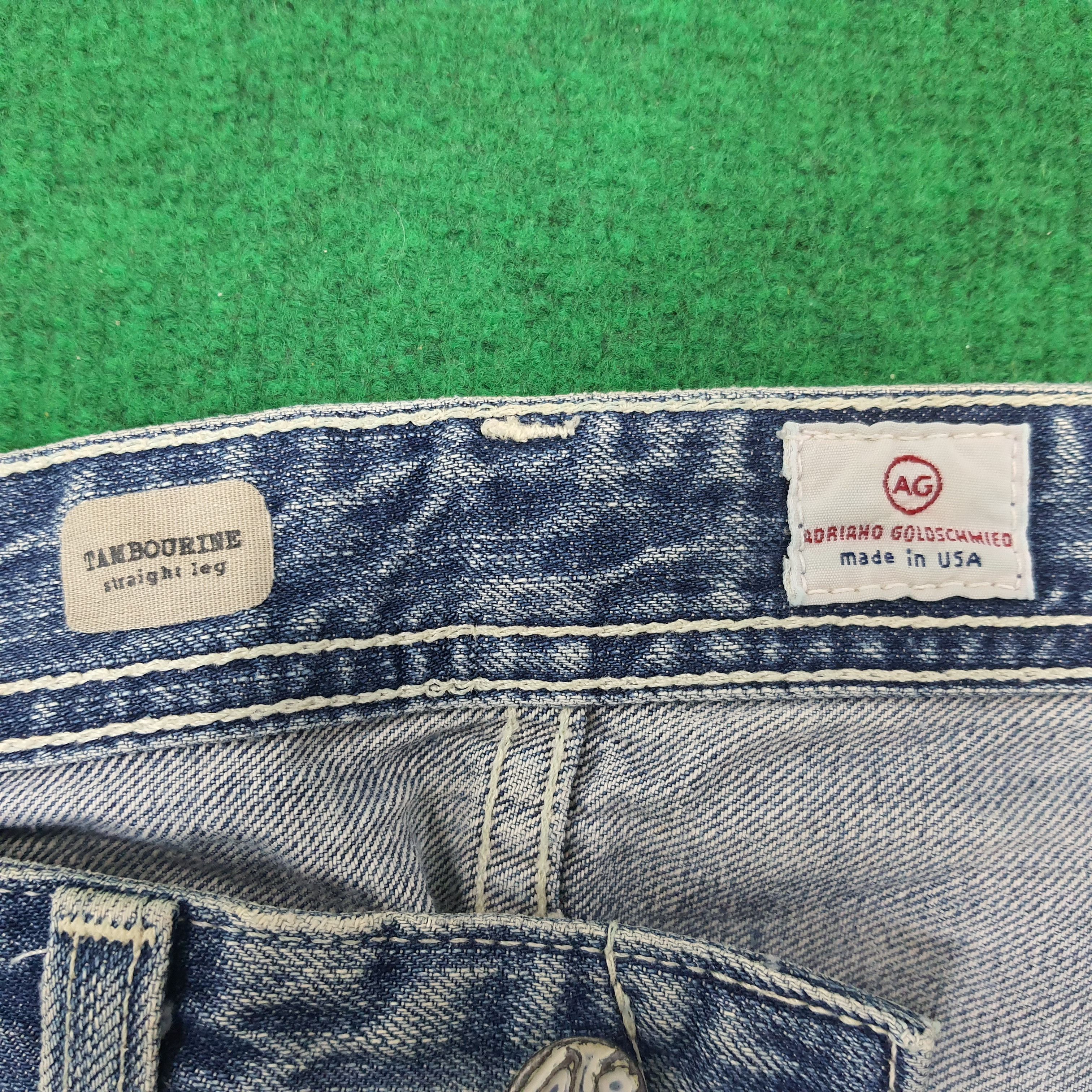 AG Adriano Goldschmied × Designer × Vintage Vintage AG Adriano Goldschmied Designer Denim Pants Size US 30 / EU 46 - 9 Thumbnail