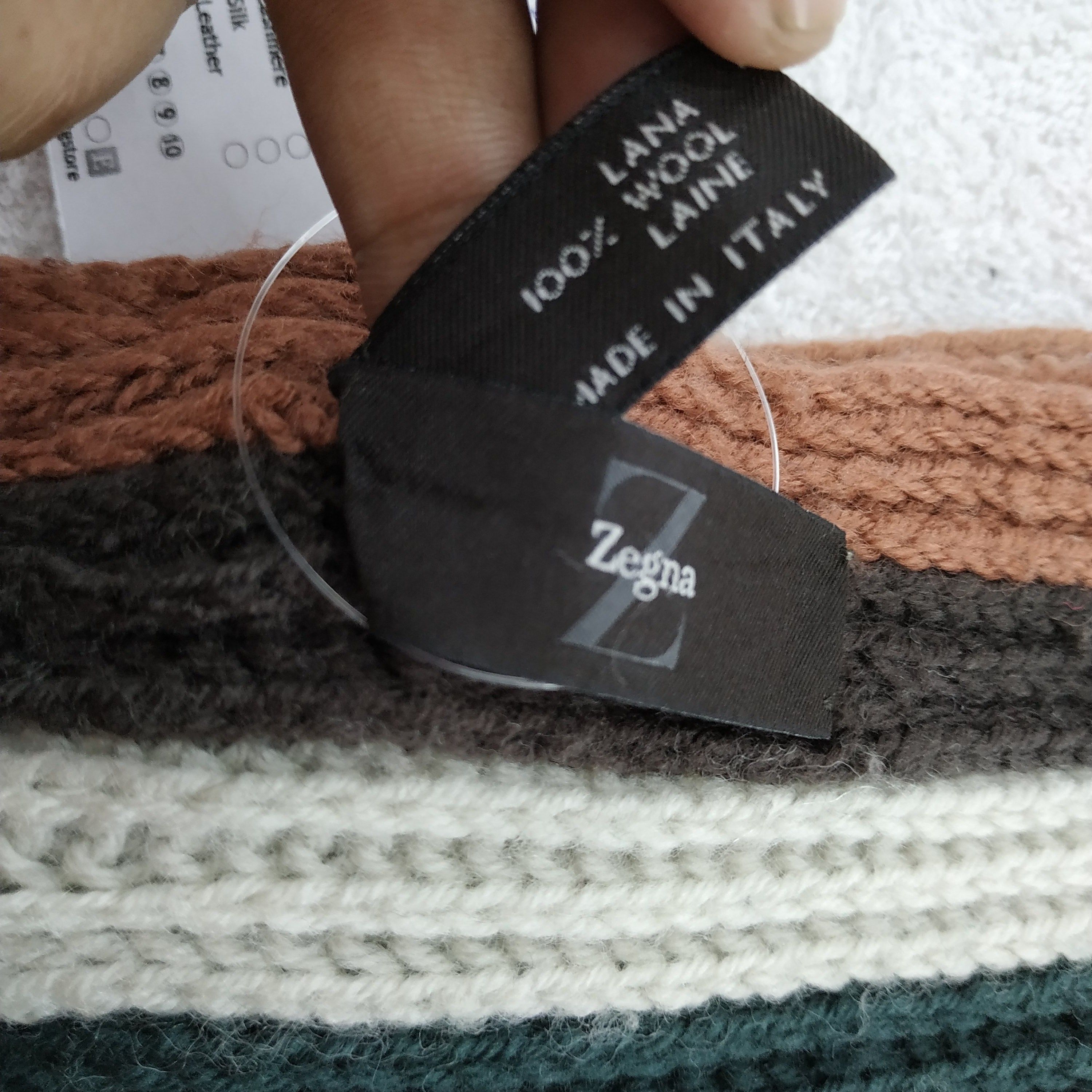 Ermenegildo Zegna × Vintage Ermenegildo Zegna Scarf / Muffler / Neckwear Size ONE SIZE - 3 Thumbnail
