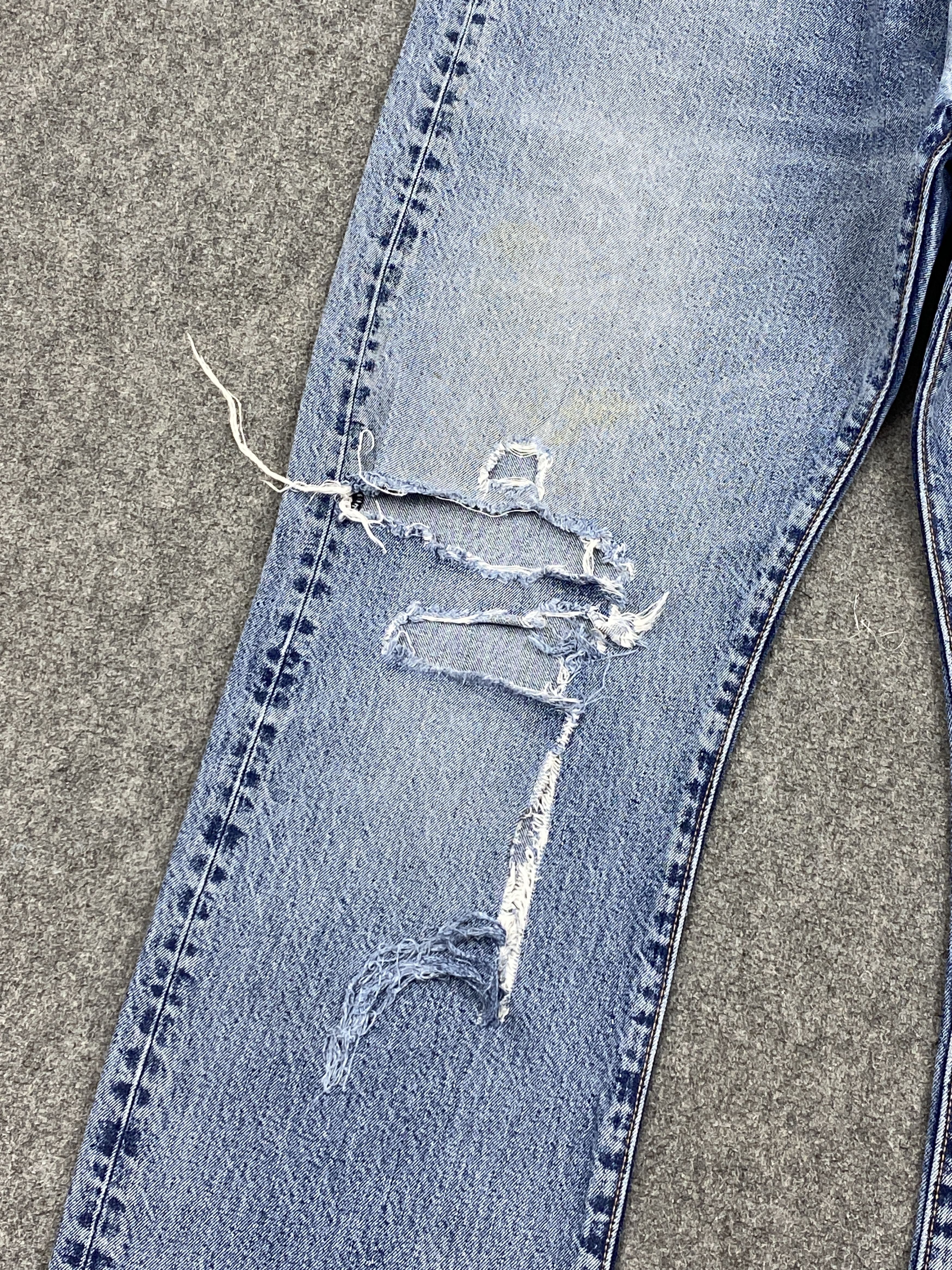Levi's Vintage Levis 501 Distressed Jeans DP2798 Size US 38 / EU 54 - 11 Thumbnail