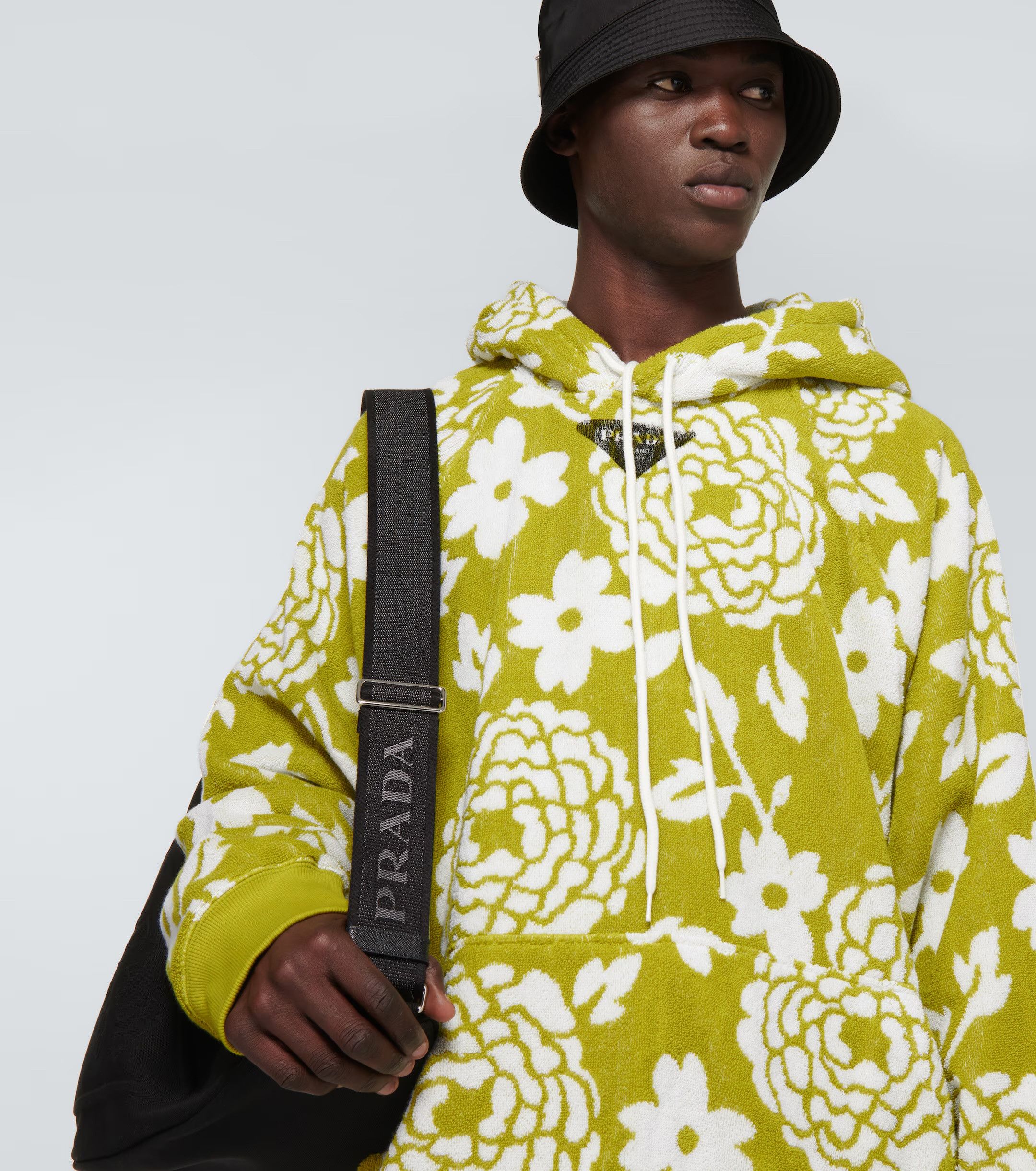Prada Prada Oversize Terry Hoodie Size US S / EU 44-46 / 1 - 13 Thumbnail