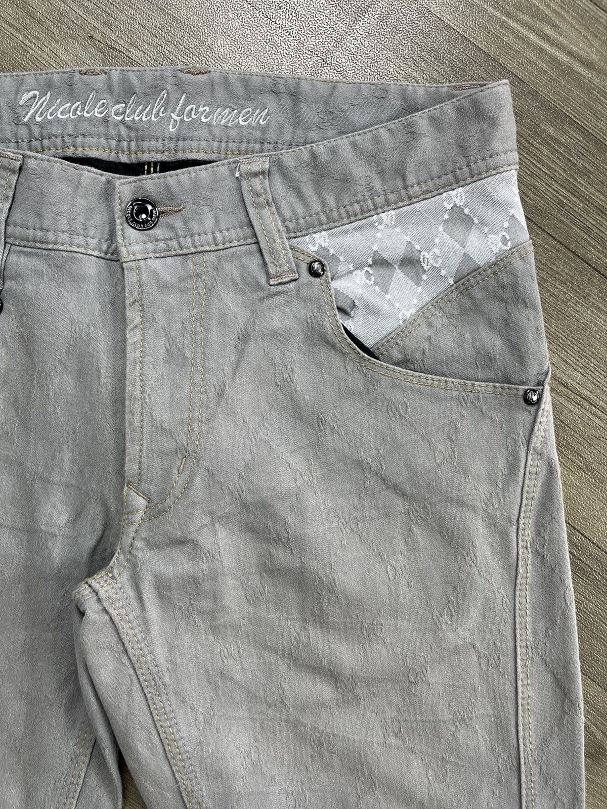 Nicole Club 2000s Nicole For Men Stretchabke Bootcut Fleur Flared Jeans Size US 30 / EU 46 - 7 Thumbnail