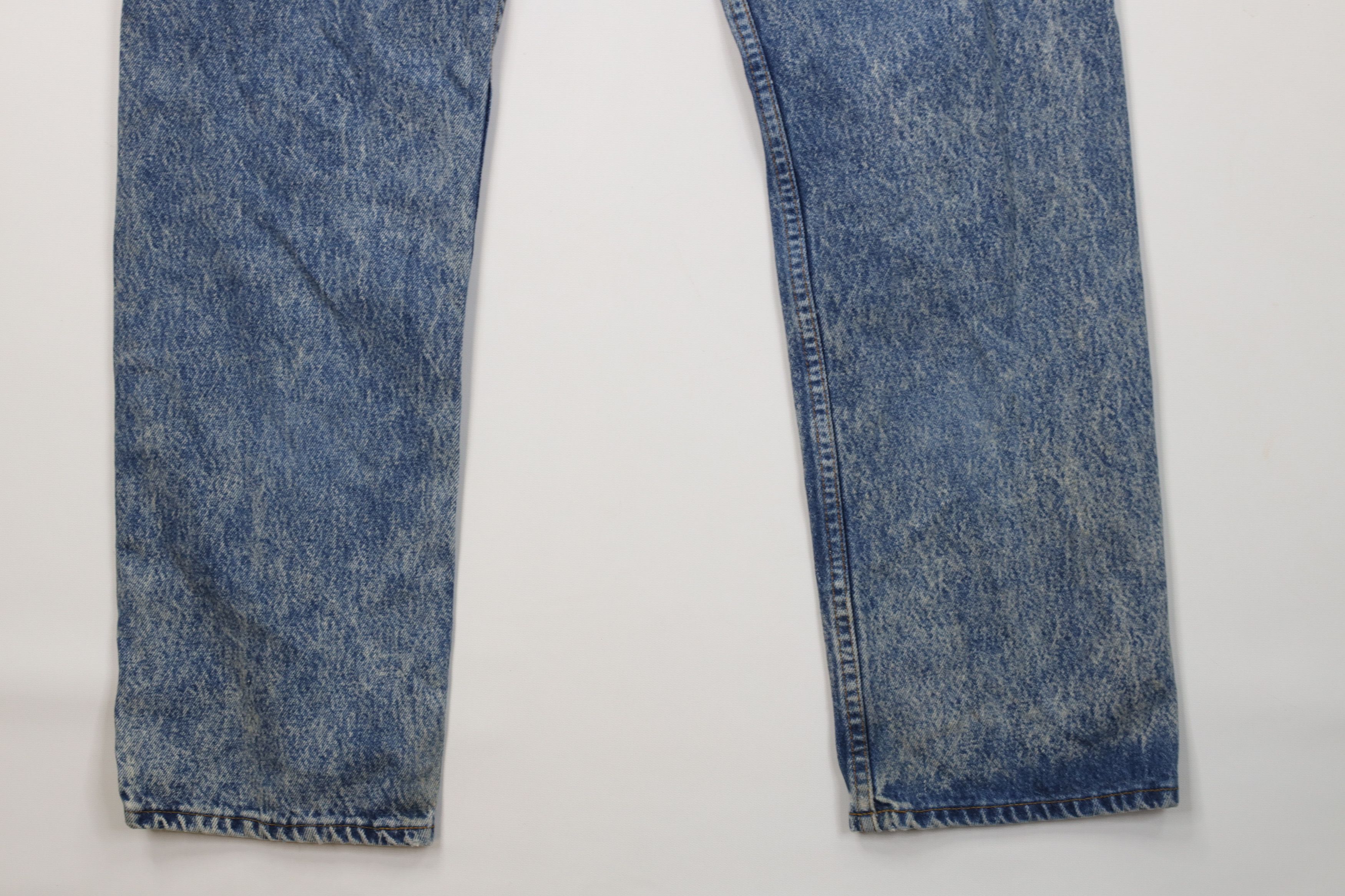 Levi's Vintage 80s Levis 501xx Wash Straight Leg Jeans Blue USA Size US 32 / EU 48 - 14 Thumbnail
