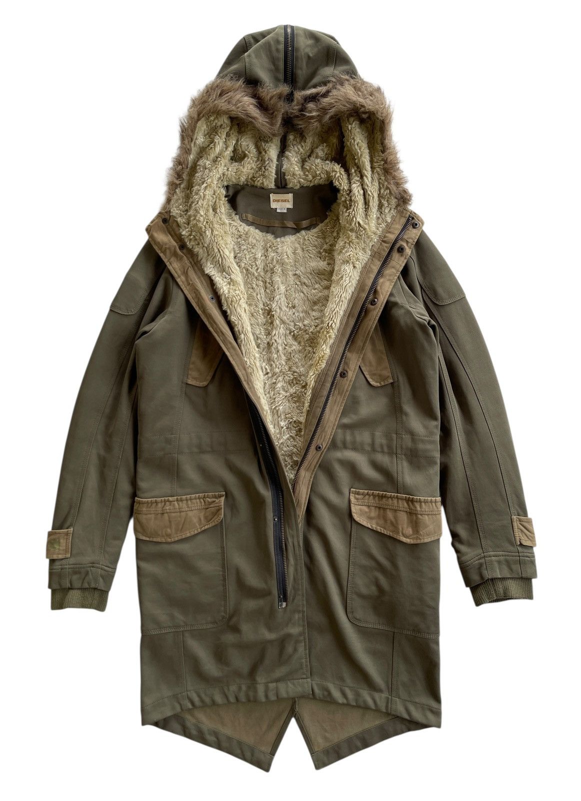 Diesel Diesel M65 Sherpa Hooded Parkas Size US M / EU 48-50 / 2 - 4 Thumbnail