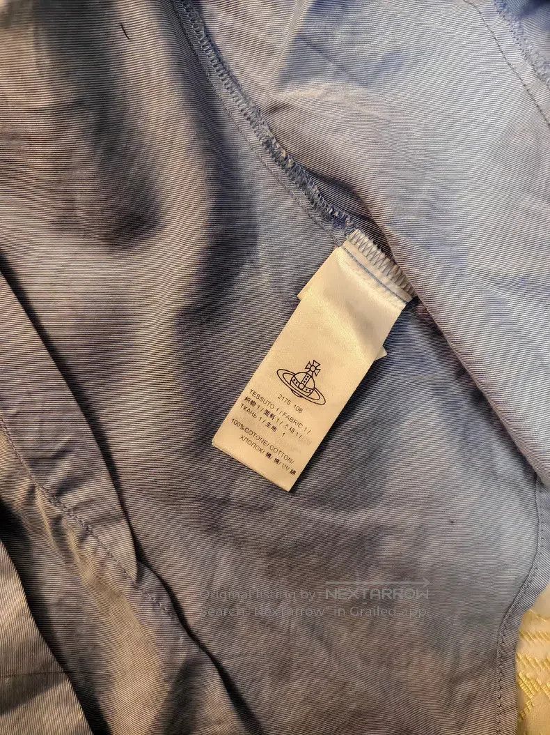 Vivienne Westwood Vivienne Westwood Drunken man's shirt blue Size M / US 6-8 / IT 42-44 - 2 Thumbnail