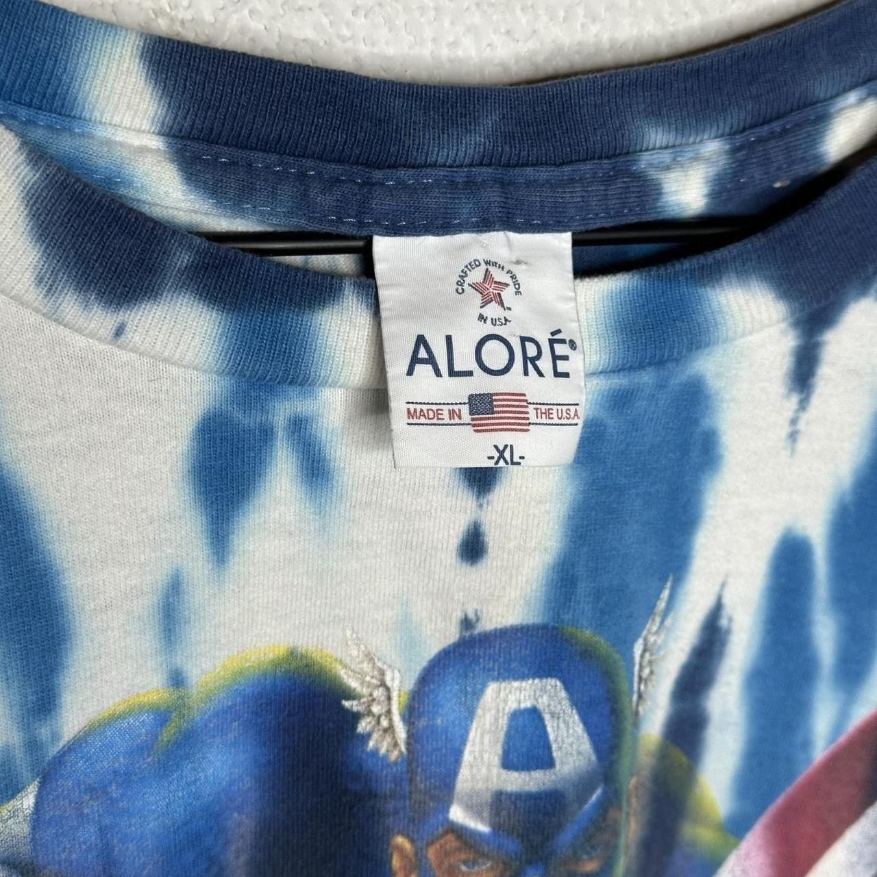 Vintage Vintage Marvel Captain America Tie Dye Tee XL Size US XL / EU 56 / 4 - 5 Thumbnail