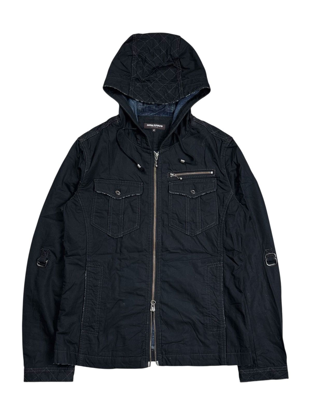 Ekam 2000s Hideways Nicole - Vkei Style Hooded Jacket Size US M / EU 48-50 / 2 - 1 Thumbnail