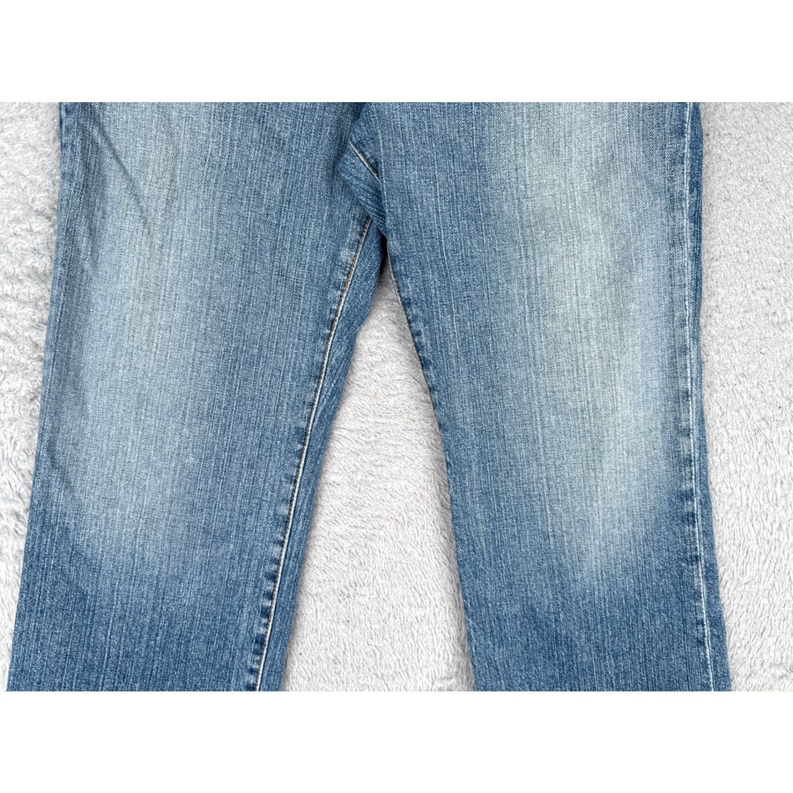 Vintage BKE Jeans Women Capri 27x22 Blue Denim Distressed Low Rise Buckle Model Lucky Brand Womens Jeans 27 Size 27" / US 4 / IT 40 - 3 Thumbnail