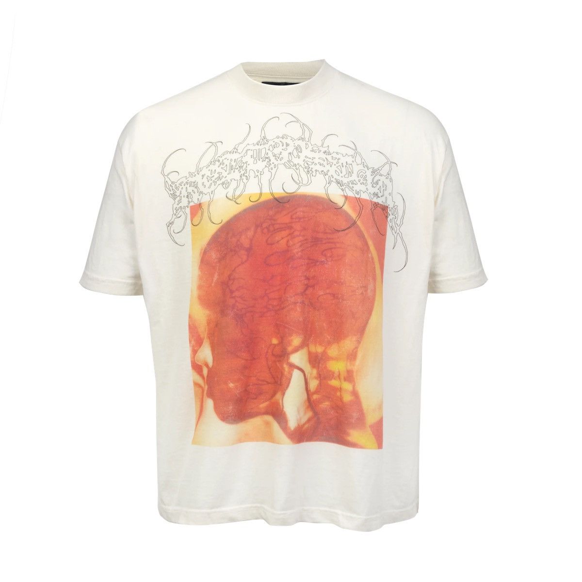 HELLSTAR Hellstar Blood Scan Tee Shirt White Size US M / EU 48-50 / 2 - 22 Thumbnail