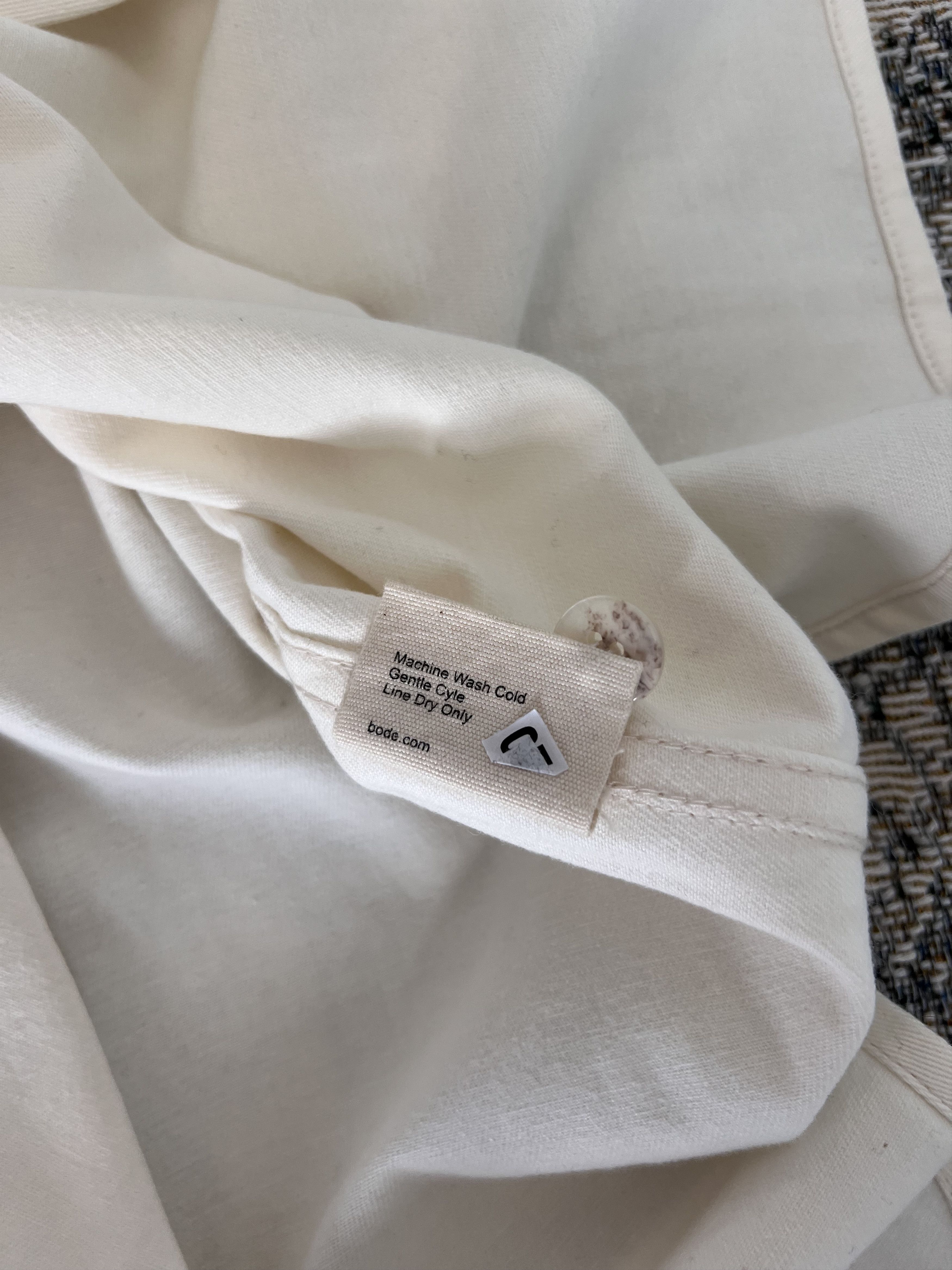 Bode Bode Baseball Shirt in White Size US L / EU 52-54 / 3 - 10 Thumbnail