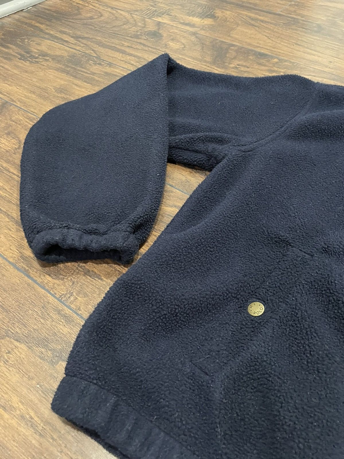 Polo Ralph Lauren Vintage 90s Polo Ralph Lauren x Polartec Blue Fleece Jacket Size US L / EU 52-54 / 3 - 4 Thumbnail