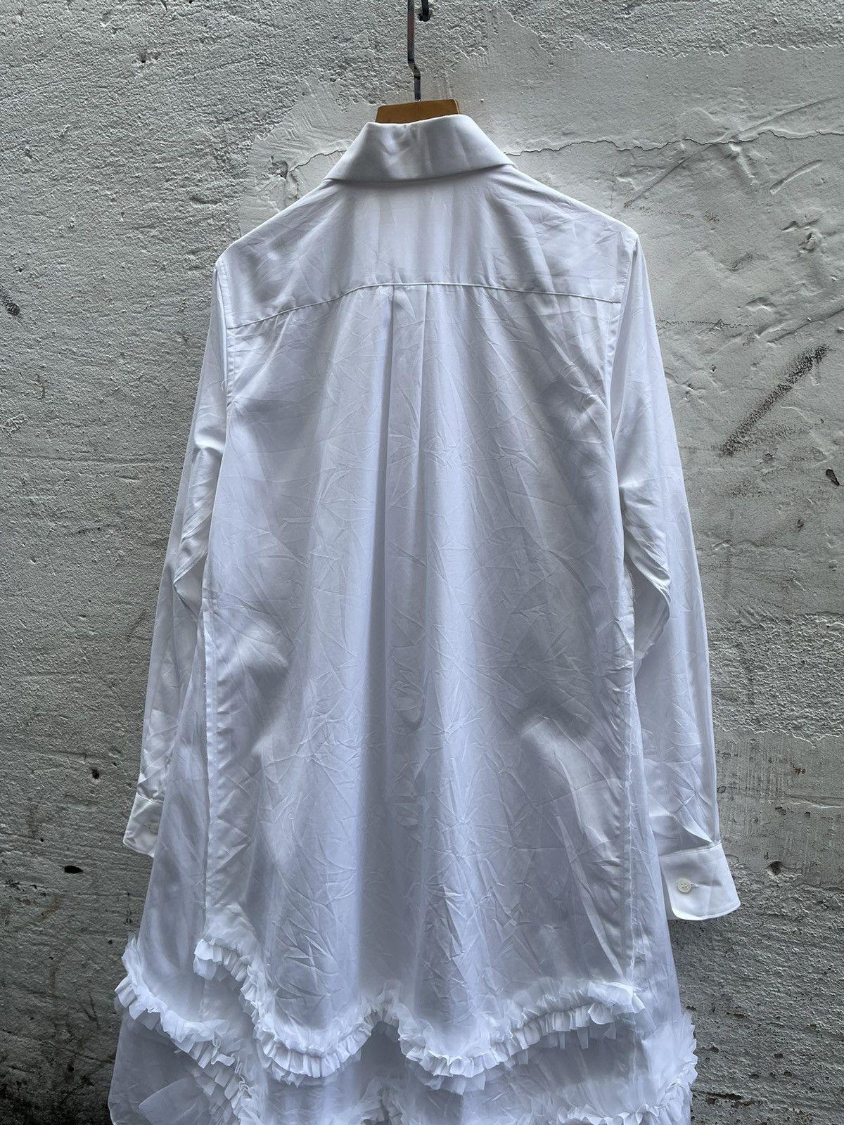 Comme des Garcons Comme Des Garcons Aw 2019 Ruffled Hem Shirt Size XS / US 0-2 / IT 36-38 - 5 Thumbnail