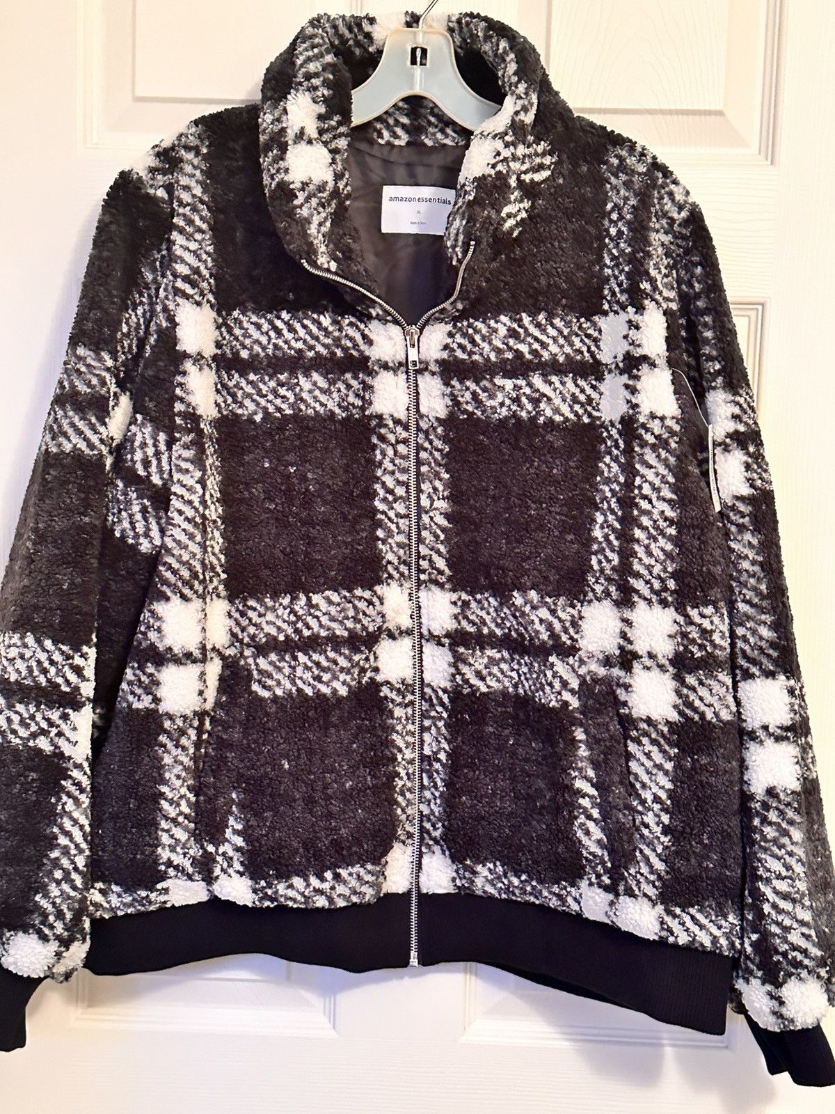 Other Women's Teddy Faux Shearling Funnel Collar Jacket Size XL / US 12-14 / IT 48-50 - 11 Thumbnail