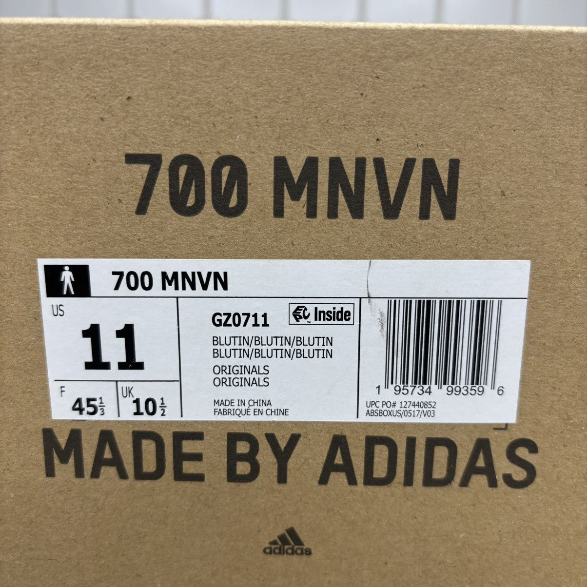 Adidas × Kanye West Size 11 - Adidas Yeezy Boost 700 MNVN Blue Tint WORN W/Box Size US 11 / EU 44 - 18 Thumbnail