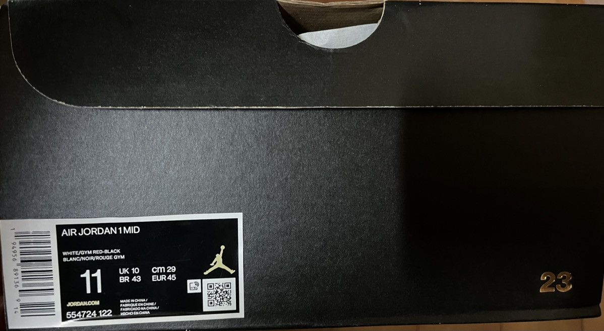 Nike New product, full box set Nike Air Jordan 1 Gym Red Size US 11 / EU 44 - 9 Thumbnail