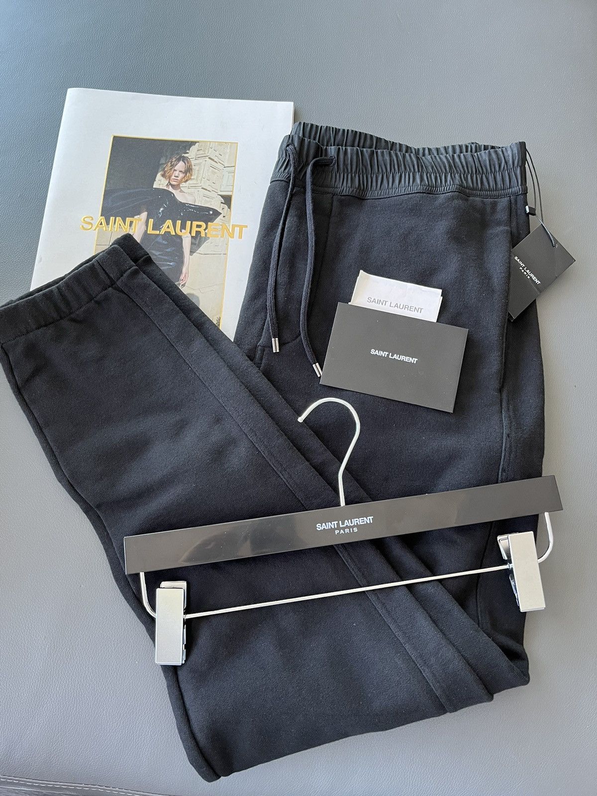 Saint Laurent Paris Brand New Runway Saint Laurent Classic Sweatpants Size US 34 / EU 50 - 2 Thumbnail