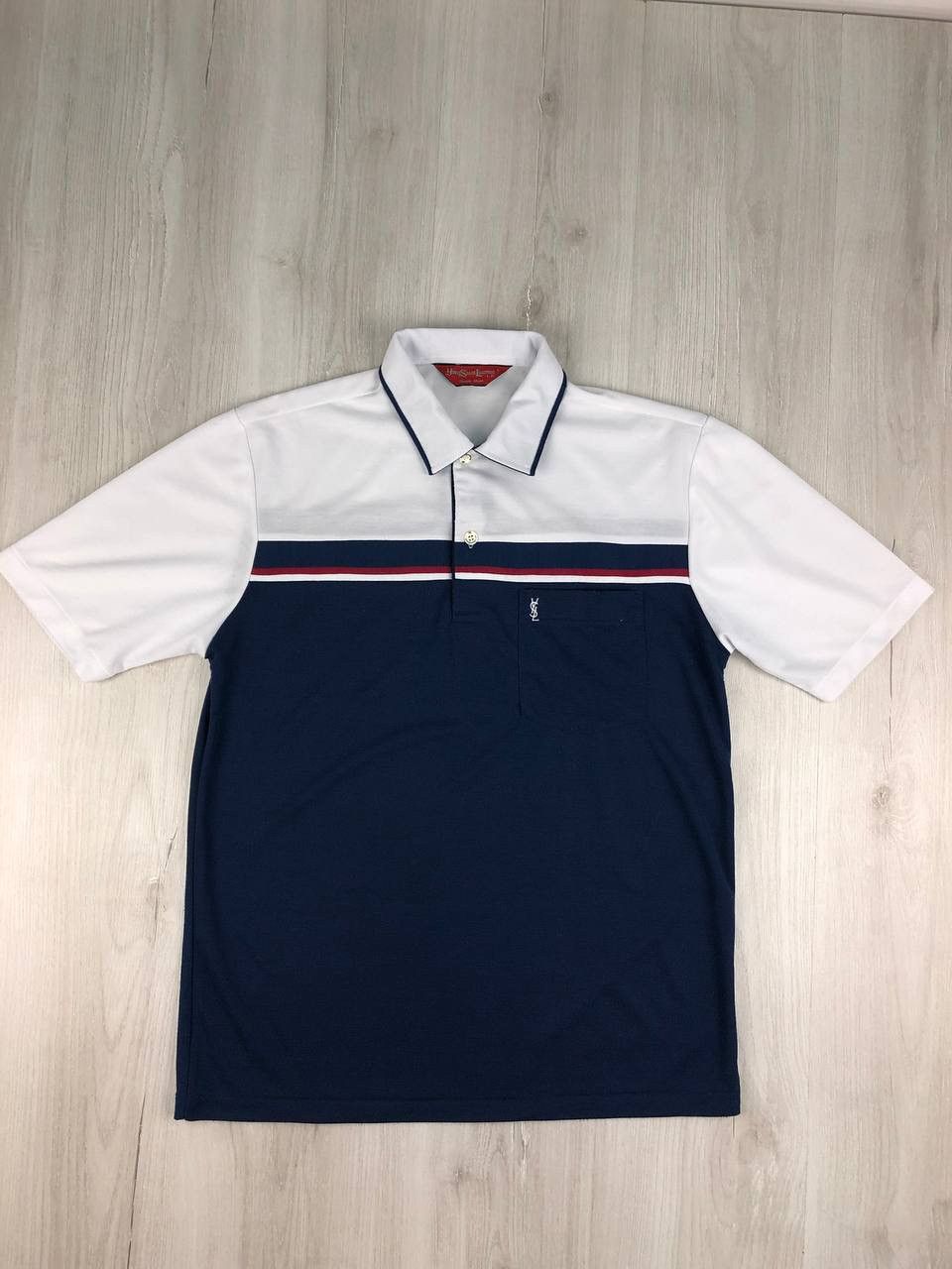 Yves Saint Laurent Yves Saint Laurent Polo Shirt YSL Tshirt Vintage Size US M / EU 48-50 / 2 - 1 Thumbnail