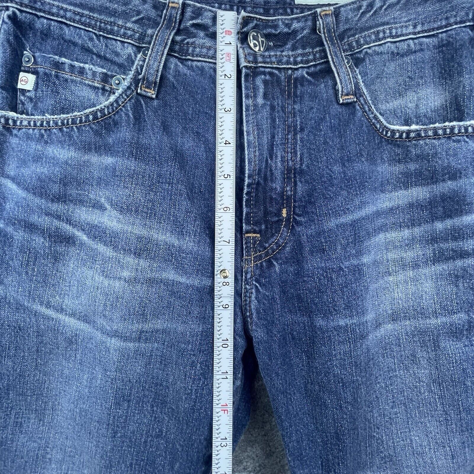 AG Adriano Goldschmied Ag-Ed Denim Adriano Goldschmied Jeans Mens 31 Dylan Slim Size US 31 - 6 Thumbnail