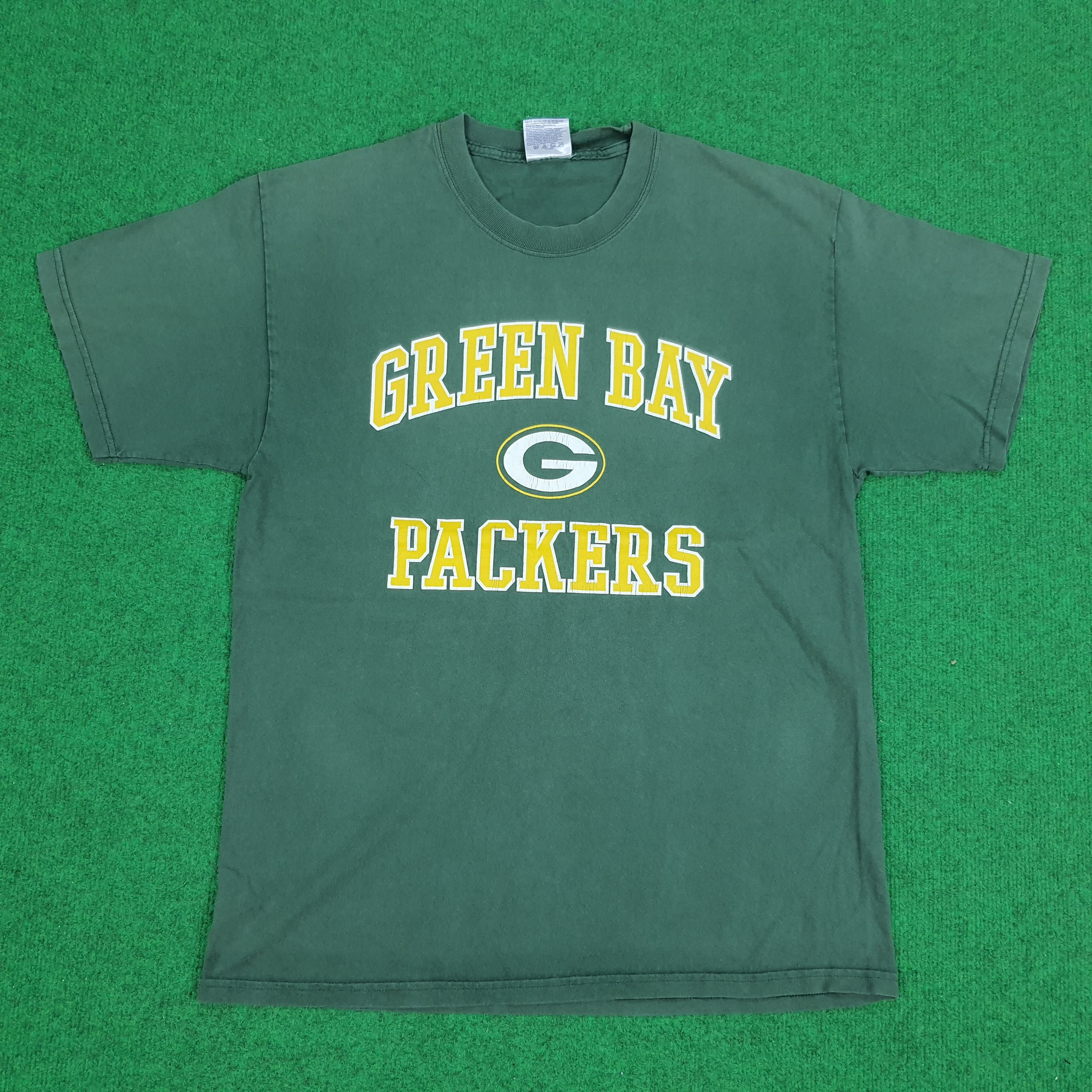 NFL × Vintage Vintage Green Bay Packers NFL Sports Team Tshirt Size US M / EU 48-50 / 2 - 1 Thumbnail