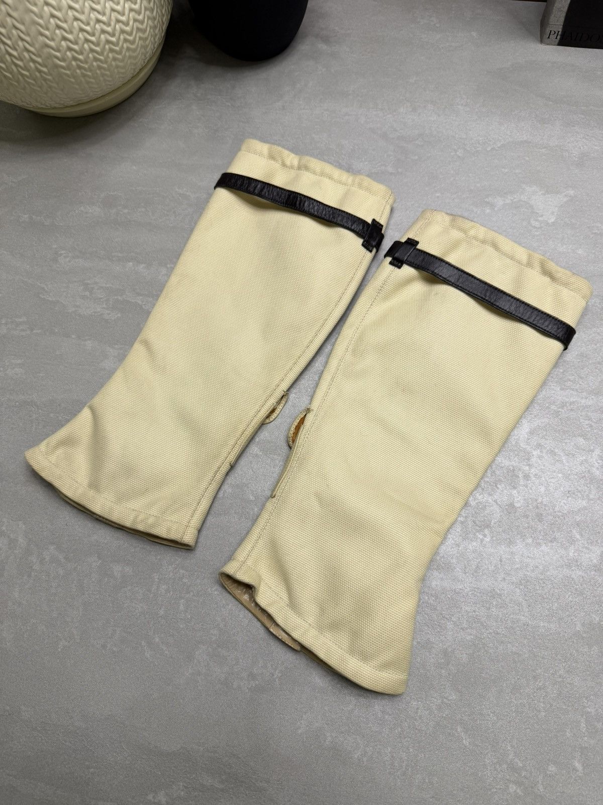 Max Mara S Max Mara beige gaiters leggings size M Size ONE SIZE - 5 Thumbnail