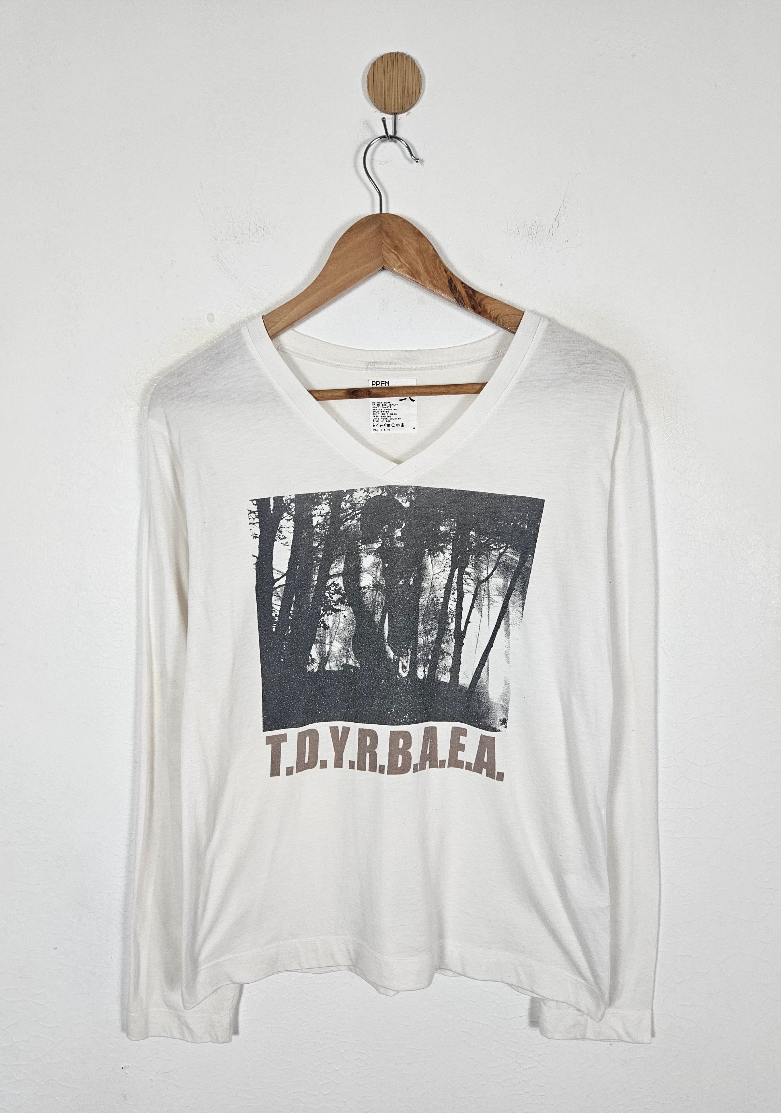 PPFM PPFM T.D.Y.R.B.A.E.A shirt Size US M / EU 48-50 / 2 - 1 Thumbnail