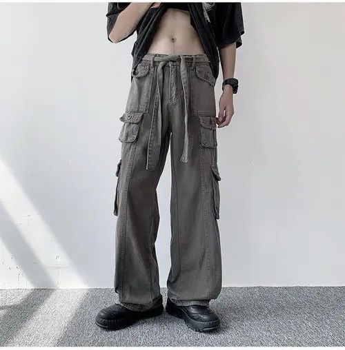 VIBE Cargo Baggy Black Pants Size US 30 / EU 46 - 2 Thumbnail