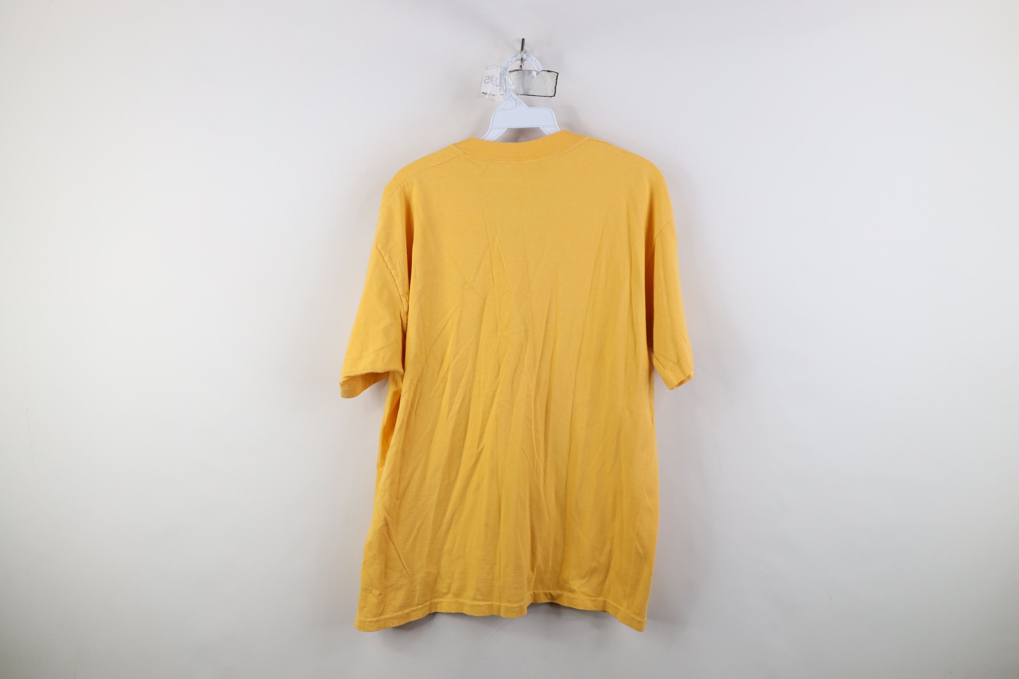 Gap Vintage 90s Gap Pigment Dye V-Neck T-Shirt Yellow Cotton USA Size US S / EU 44-46 / 1 - 10 Thumbnail