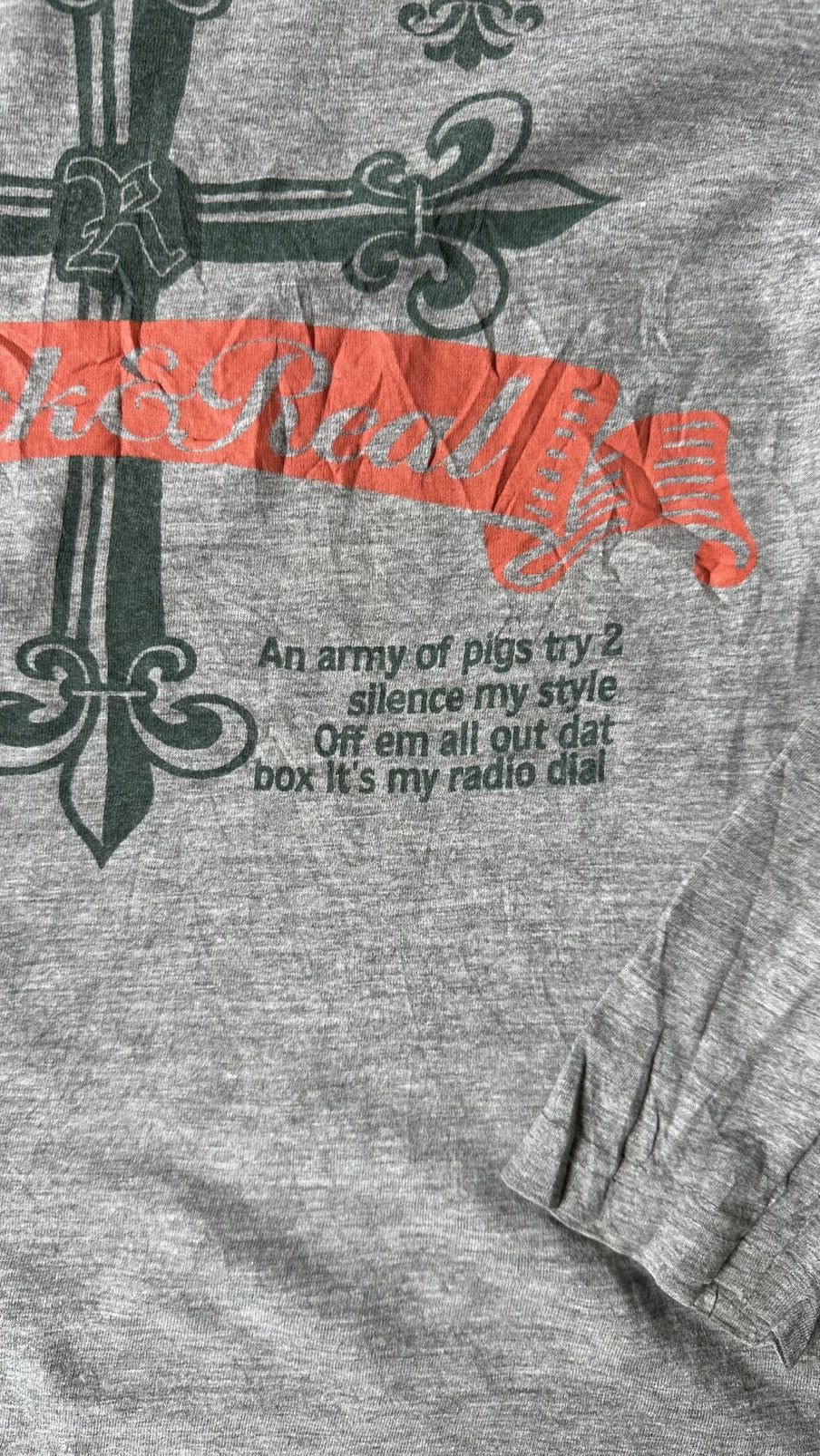 Japanese Brand VINTAGE YOLORS CROSS SIX WAS NINE LS TEE Size US M / EU 48-50 / 2 - 4 Thumbnail