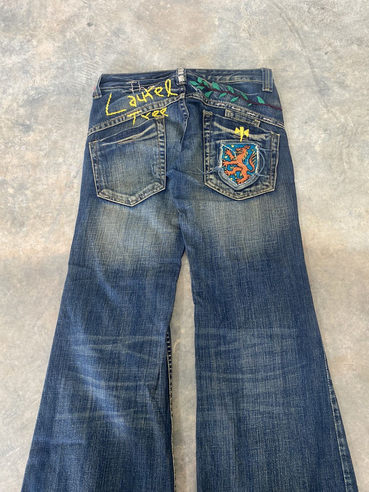 Hysteric Glamour Flare ☠️ Drive Jeans Mud Wash Punk Grunge Lgb Size US 30 / EU 46 - 10 Thumbnail