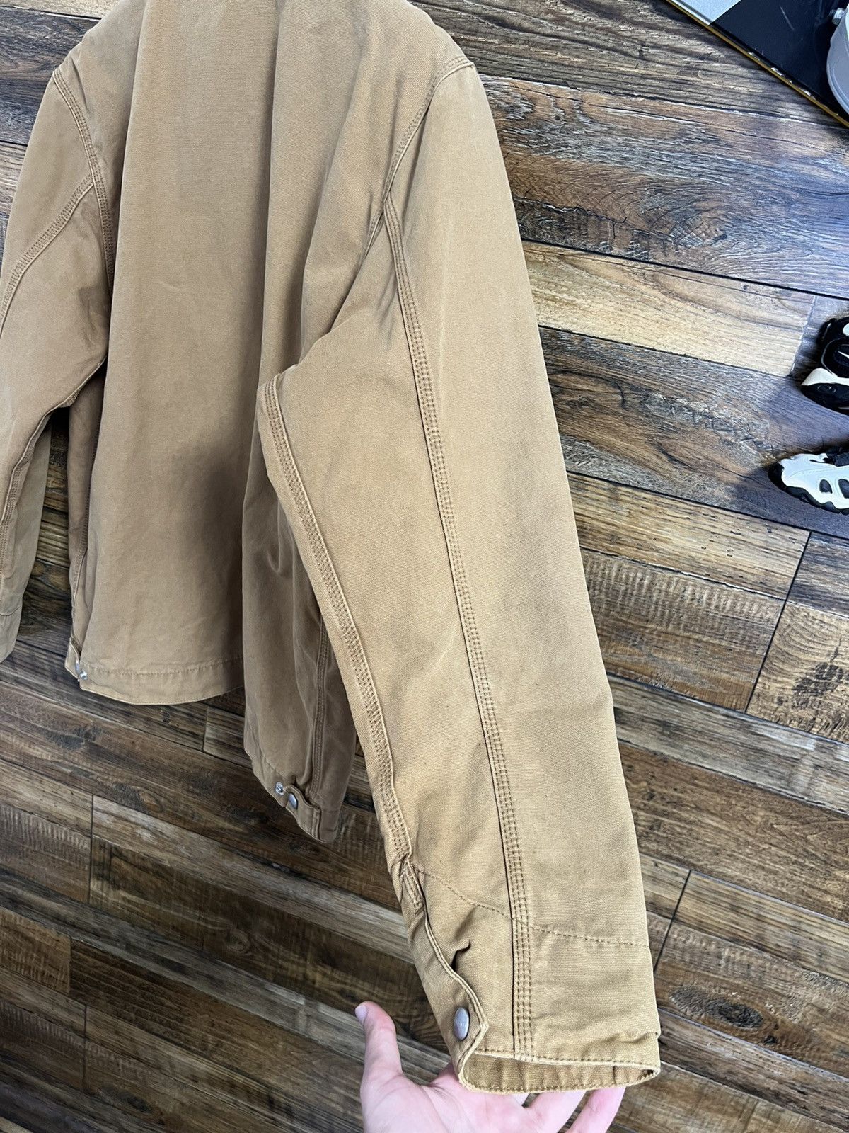 Carhartt CARHARTT DETROIT Jacket Vintage y2k FADED THRASHED Size US XL / EU 56 / 4 - 11 Thumbnail
