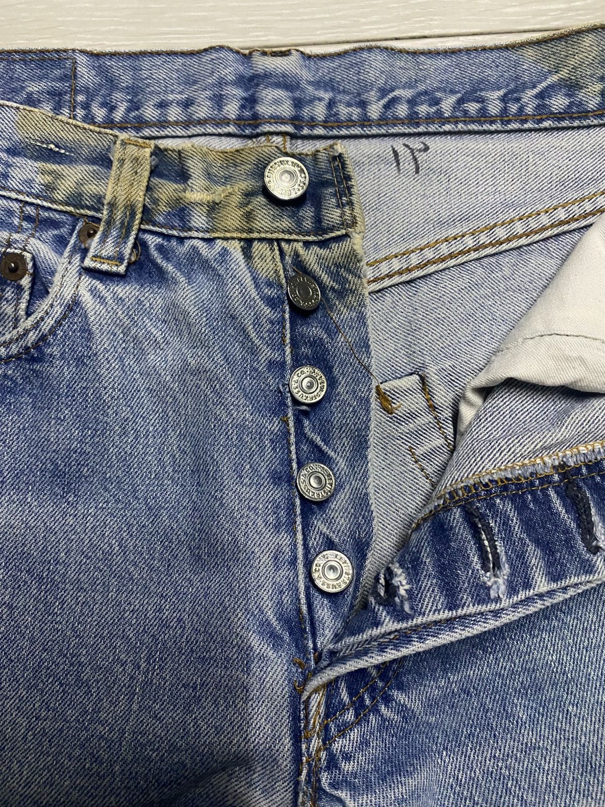 Levi's Levis 501 60s ButtonFly no.6 Selvedge Jeans Size US 28 / EU 44 - 9 Thumbnail