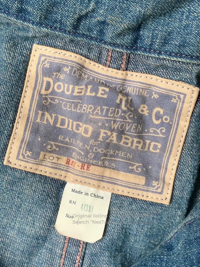RRL Ralph Lauren RRL Ralph Lauren Denim Western Shirt old yellow mud washed Size US M / EU 48-50 / 2 - 6 Thumbnail