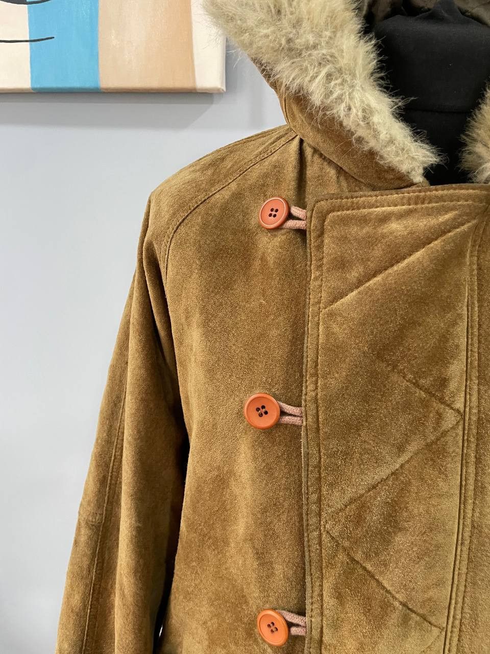 Chevignon Chevignon Suede Bomber Jacket Clifford Office Ontario Canada Size US M / EU 48-50 / 2 - 4 Thumbnail