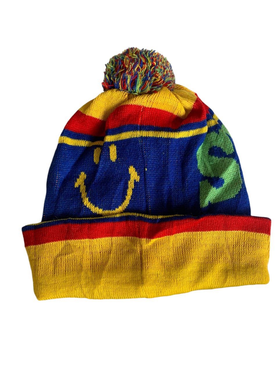 Japanese Brand × Kapital × Vintage Streetwear Style Multicolour Smile Beanie Hats Size ONE SIZE - 4 Thumbnail